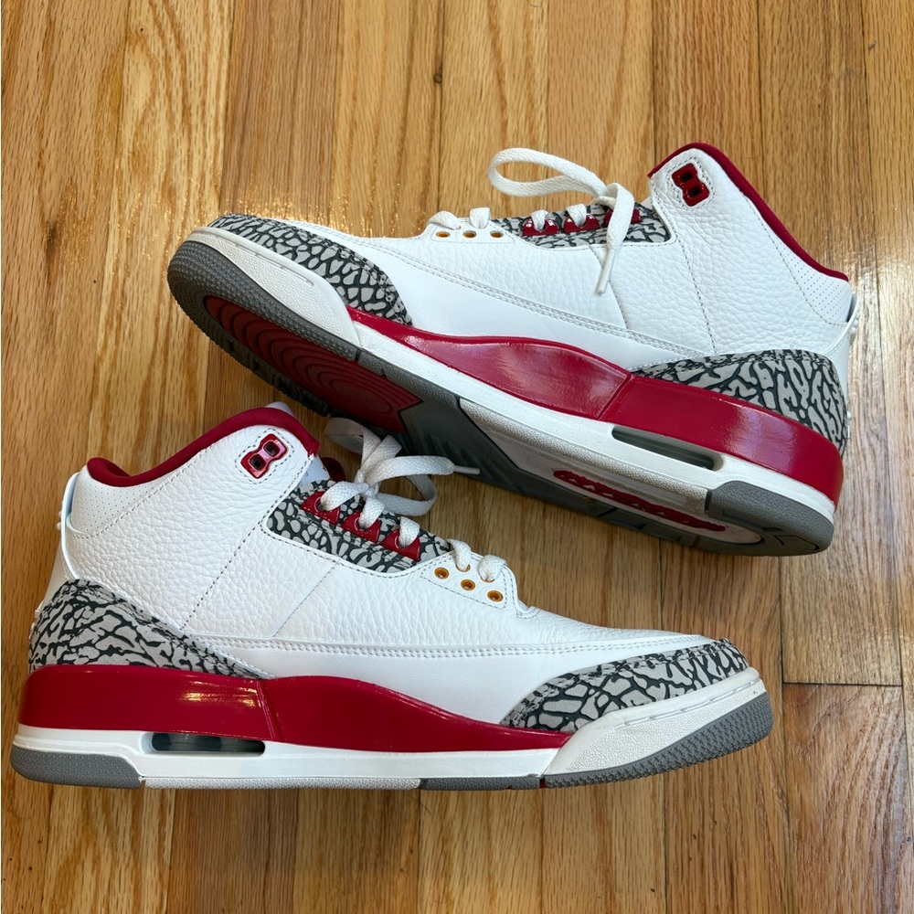 Jordan 3 Cardinal Red